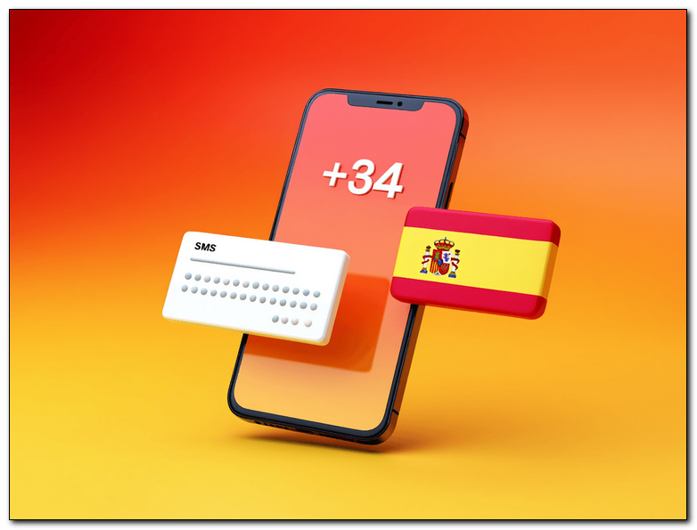 Виртуальный номер Испании +34 — испанский номер для SMS-активации онлайн